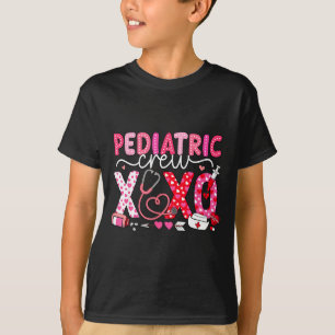 Camiseta Enfermera Xoxo Pediátrica Enfermera de Equipo de S
