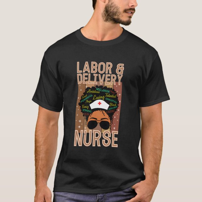 Camiseta Enfermeras Afroamericanas Enferman Trabajo Y (Anverso)