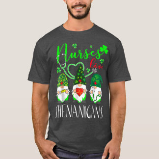 Camiseta Enfermeras Aman A Shenanigans Graciosos Gnomes Enf