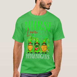 Camiseta Enfermeras Aman A Shenanigans Graciosos Gnomes Enf