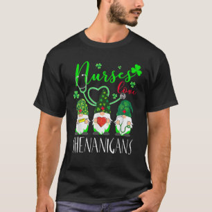 Camiseta Enfermeras Aman A Shenanigans Graciosos Gnomes Enf