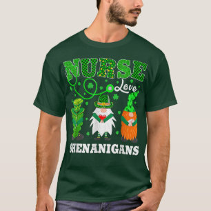 Camiseta Enfermeras Aman A Shenanigans Graciosos Gnomes Enf
