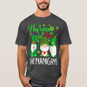 Camiseta Enfermeras Aman A Shenanigans Graciosos Gnomes Enf