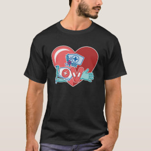 Camiseta Enfermeras Amor El Cuidado Extremo Y Amor Para Los