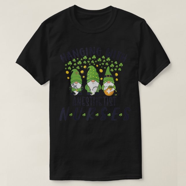 Camiseta Enfermeras anestesistas de Gnome Enfermera diverti (Diseño del anverso)