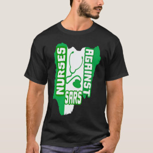 Camiseta Enfermeras Contra SARS Bandera Nigeriana FIN Robo
