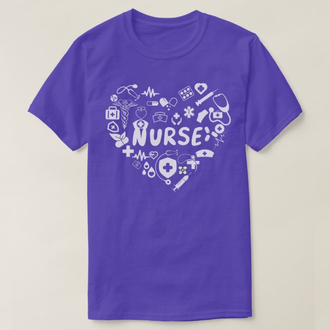Camiseta Enfermeras de amor (Diseño del anverso)