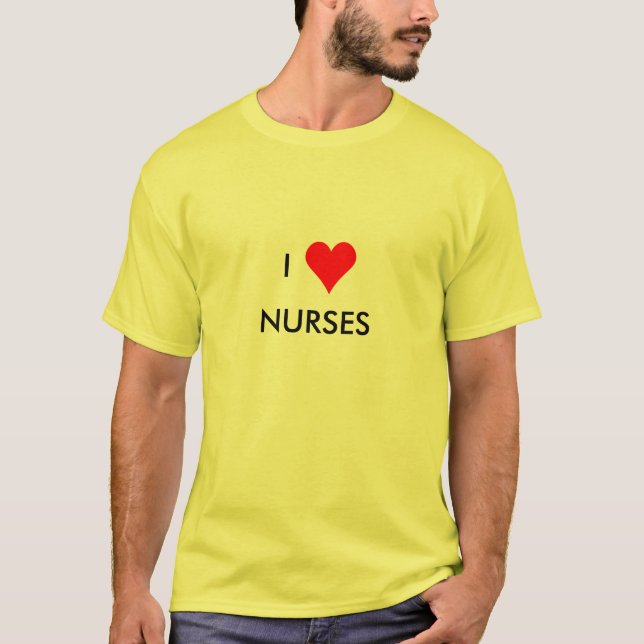 Camiseta enfermeras de corazón (Anverso)