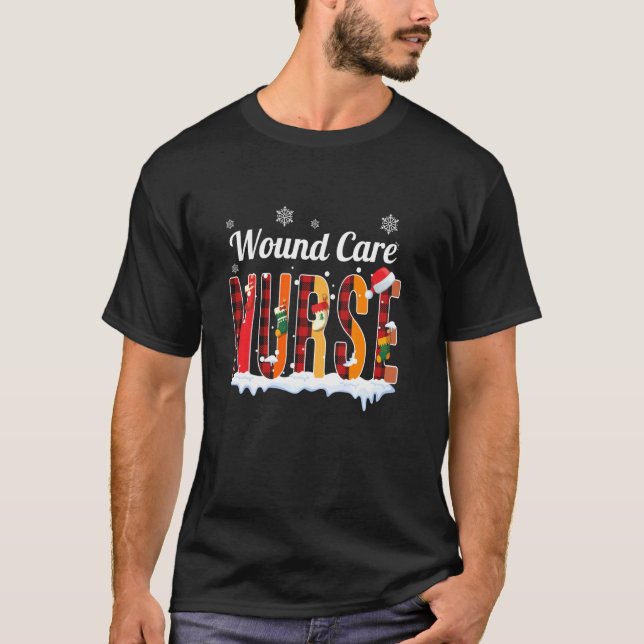 Camiseta Enfermeras De Cuidados De Heridas Navidades De Pap (Anverso)