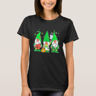 Camiseta Enfermeras De Gnome Saint Pattys Enfermera De Patt