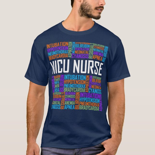 Camiseta Enfermeras de la NICU prestan atención de Enfermer (Anverso)