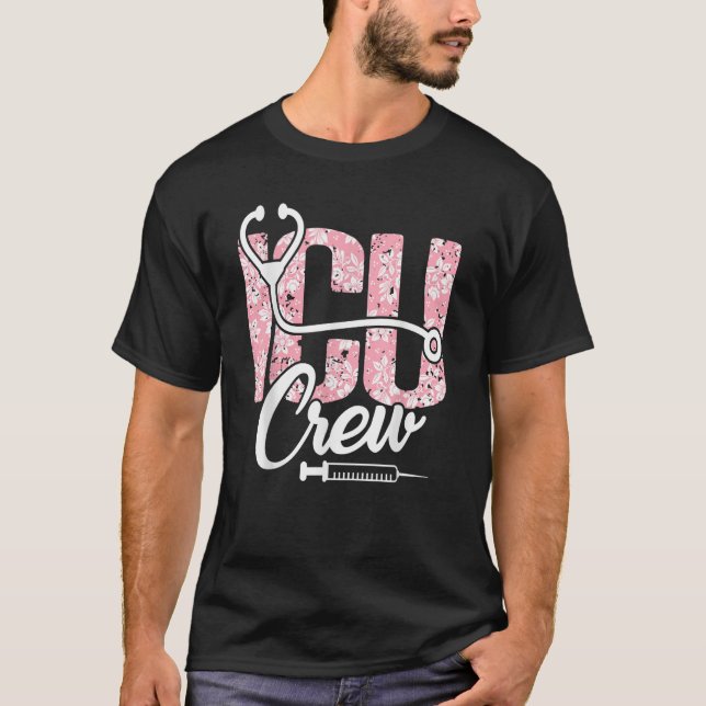 Camiseta Enfermeras de la Unidad de Cuidados Intensivos de  (Anverso)