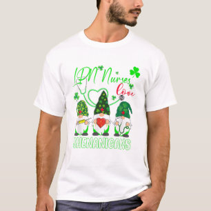Camiseta Enfermeras de LPN Aman a Shenanigans Graciosos Gno