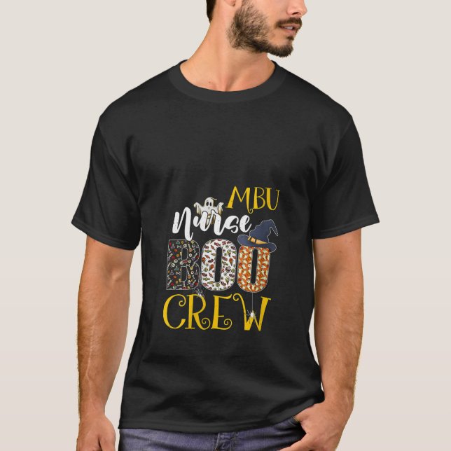 Camiseta Enfermeras de MBU mujeres de Boo Crew Halloween di (Anverso)