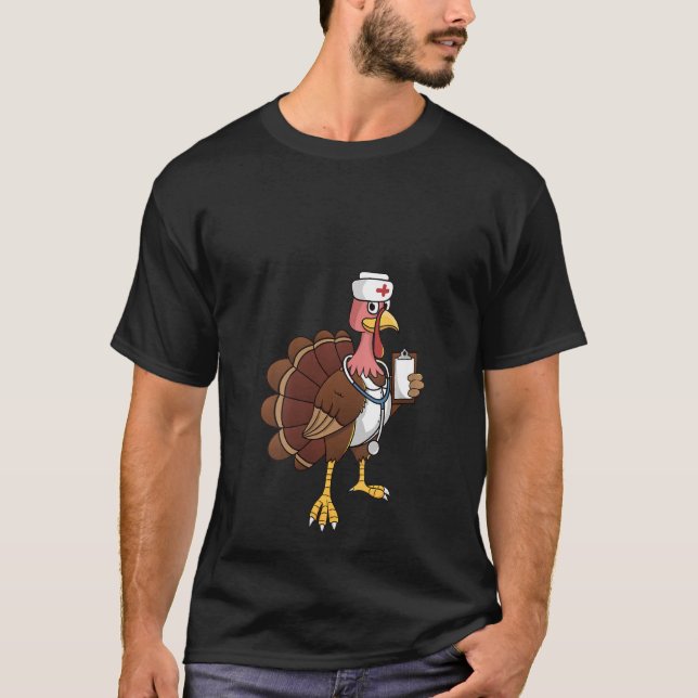 Camiseta Enfermeras de pájaros de Acción de Gracias de Guay (Anverso)