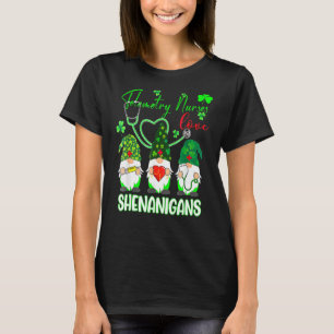 Camiseta Enfermeras De Telemetría Aman A Shenanigans Gnome 