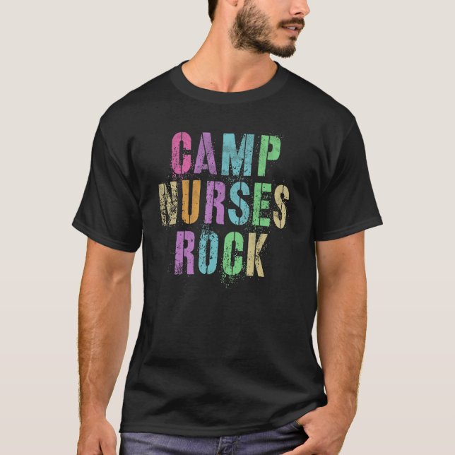 Camiseta Enfermeras del campamento de niños de la sección m (Anverso)