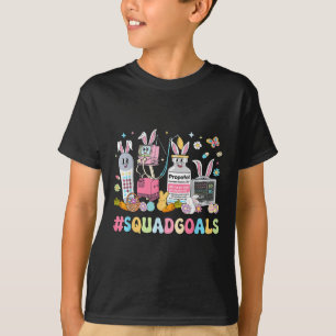 Camiseta Enfermeras Del Día De Pascua Metas De Escuadrón Ic