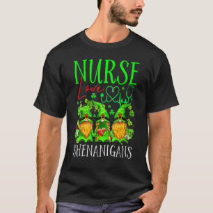Camiseta Enfermeras Enfermeras Amores Shenanigans Gnomes En
