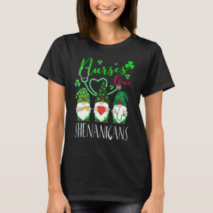 Camiseta Enfermeras Enfermeras Amores Shenanigans Gnomes En