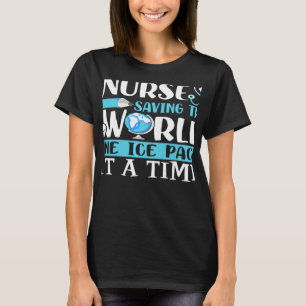 Camiseta Enfermeras Escolares Mujeres Salvando El Paquete D