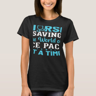 Camiseta Enfermeras Escolares Mujeres Salvando El Paquete D