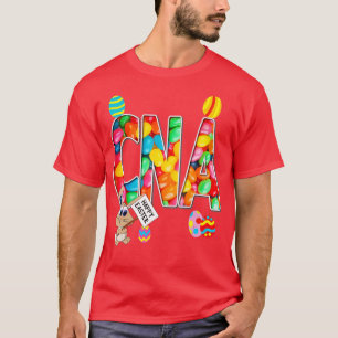 Camiseta Enfermeras Jellybean CNA de Pascua