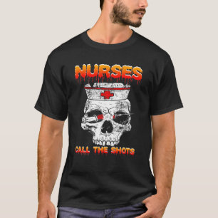 Camiseta Enfermeras Llaman A Los Disparos - Espeluznante Re