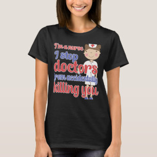 Camiseta Enfermeras médicas humor enfermería humor atención
