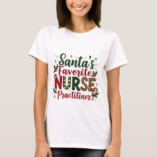Camiseta Enfermeras Navidades practicantes favoritas de San