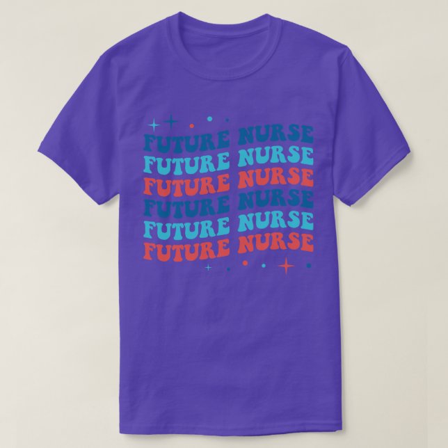 Camiseta Enfermeras Nurales Retro Futuro (Diseño del anverso)