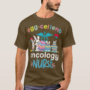 Camiseta Enfermeras oncológicas excelentes huevos de Pascua