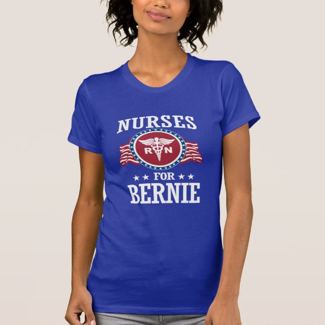 CAMISETA ENFERMERAS PARA LAS CHORREADORAS DE BERNIE (Anverso)
