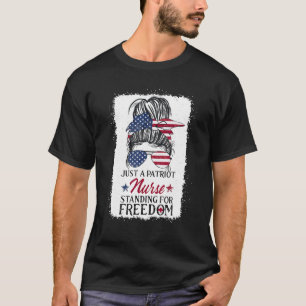 Camiseta Enfermeras para Libertad Médica Enfermeras Patriót