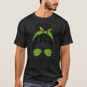 Camiseta Enfermeras practicantes mujeres Messy Bun St Patri