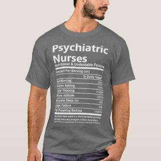 Camiseta Enfermeras Psiquiátricas Nutricionales Y De Adén