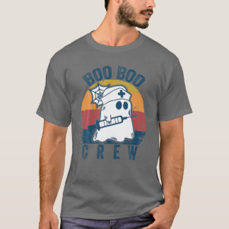 Camiseta Enfermeras retro vintage de Halloween de Boo Boo