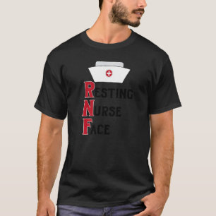 Camiseta Enfermeras Rnf Rnf Resting Face Cap