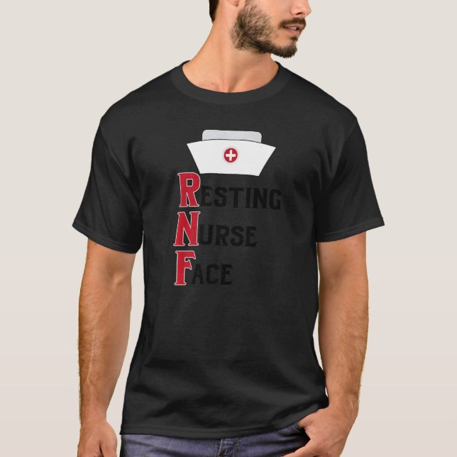 Camiseta Enfermeras Rnf Rnf Resting Face Cap (Anverso)