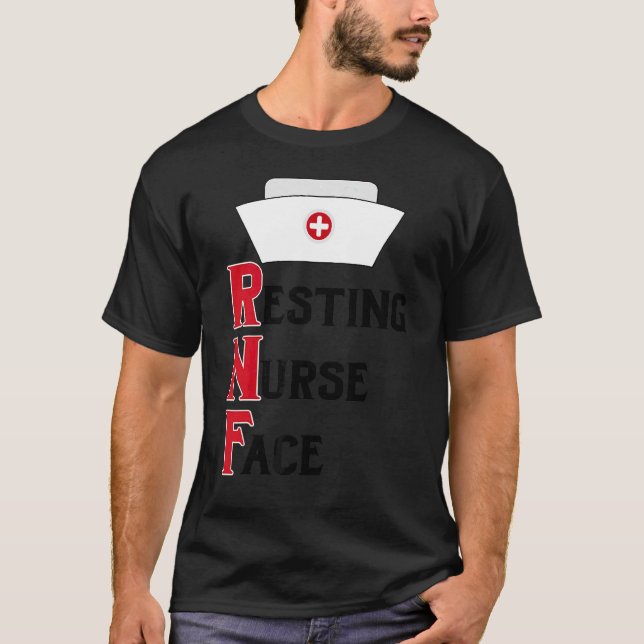 Camiseta Enfermeras Rnf Rnf Resting Face Cap (Anverso)
