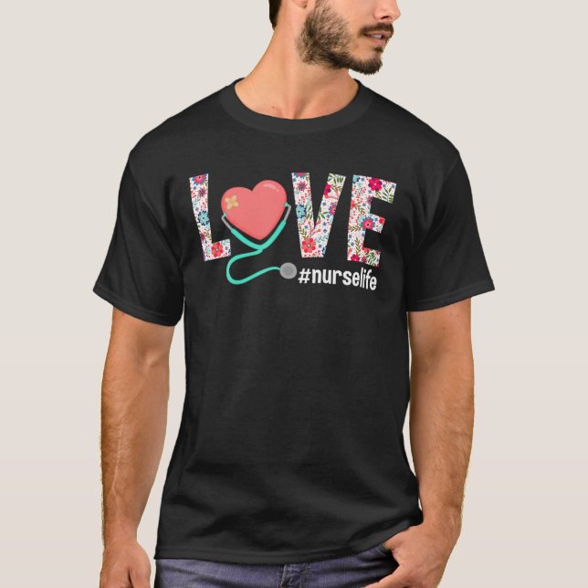 Camiseta Enfermería Clínica RN LPN T (Anverso)