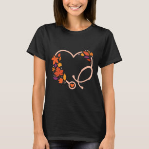 Camiseta Enfermería de Acción de Gracias de Stethoscope oto