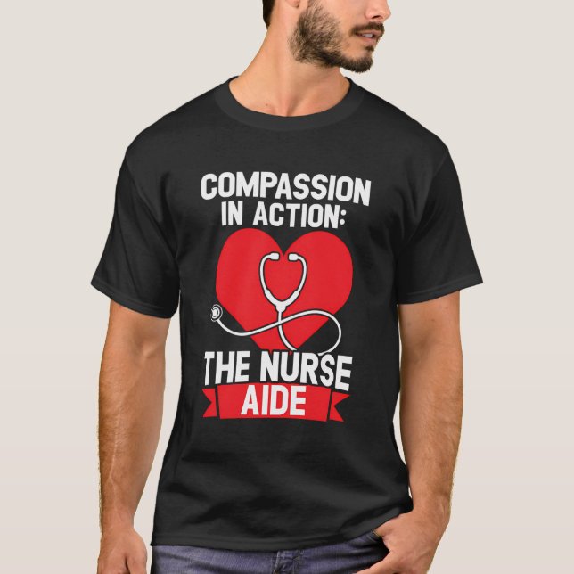 Camiseta Enfermería De Aide De Enfermeras Aide Profesional  (Anverso)