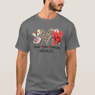 Camiseta Enfermería de amor por la paz Regalos de la Semana