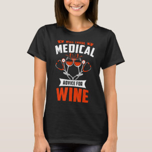Camiseta Enfermería De Bebidas De Vino Comercializará Aseso