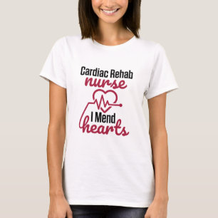 Camiseta Enfermería De Enfermeras De Rehabilitación Cardiac