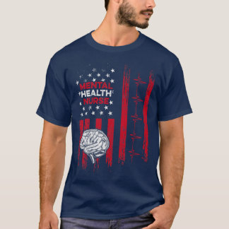 Camiseta Enfermería de Enfermeras de Salud Mental Rn5155 24