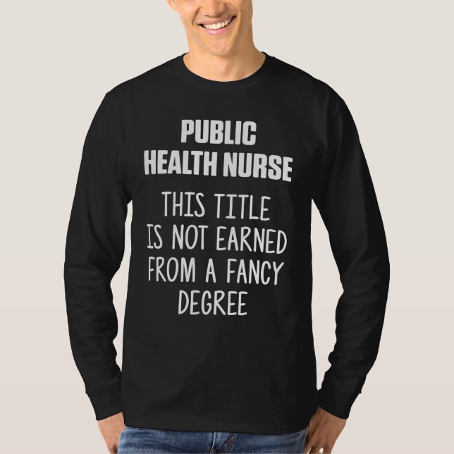 Camiseta Enfermería de Enfermeras de Salud Pública Rn 4 (Anverso)