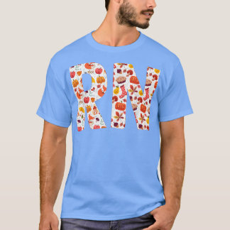 Camiseta Enfermería de Enfermeras Registradas Ew5e RN en ot