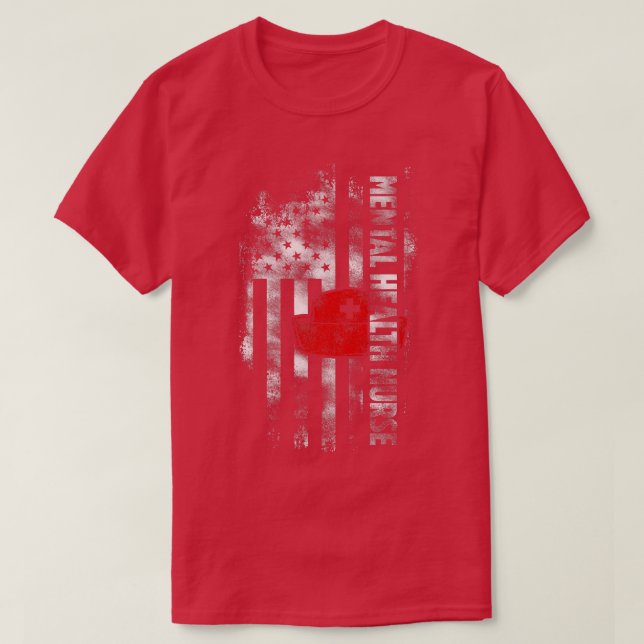 Camiseta Enfermería de Enfermería de Salud Mental Rn 5152 2 (Diseño del anverso)
